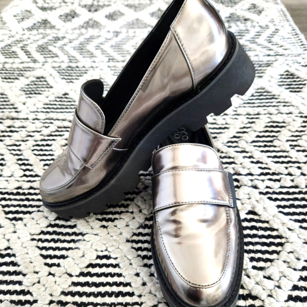 Franco Sarto Loafers - Silver